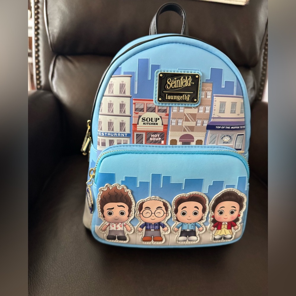 Seinfeld Loungefly Blue Backpack